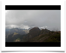 Emerging from the clouds at 1800m - Richard Nicholls